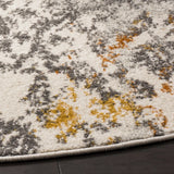 Safavieh Madison 5'-3" x 5'-3" Rug in Cream / Orange