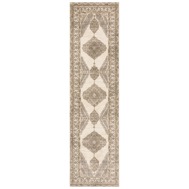 Oriental Weavers Sphinx Andorra 298C Beige / Ivory Rugs - runner