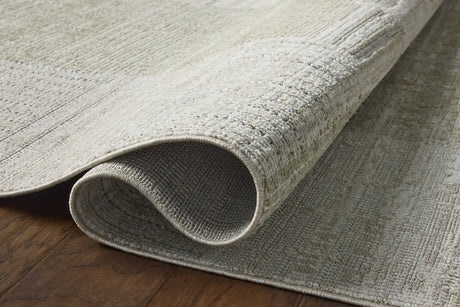 Loloi Roxie ROX-06 Contemporary Power Loomed Linen, Sage Rug - pile height