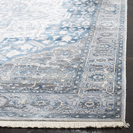 Safavieh Vintage Persian 4'-0" x 6'-0" Rug in Charcoal / Blue