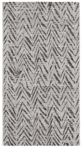 Safavieh Courtyard 2'-7" x 5'-0" Rug in Grey / Black