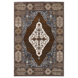 Oriental Weavers Sphinx Ellington Ell06 Rust/ Blue Rug - main flat