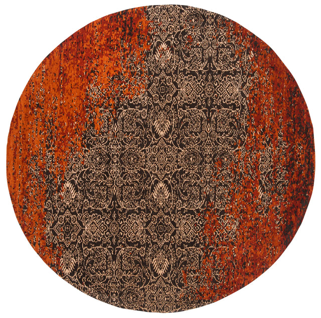 Safavieh Classic Vintage 6'-0" x 6'-0" Rug in Rust / Brown