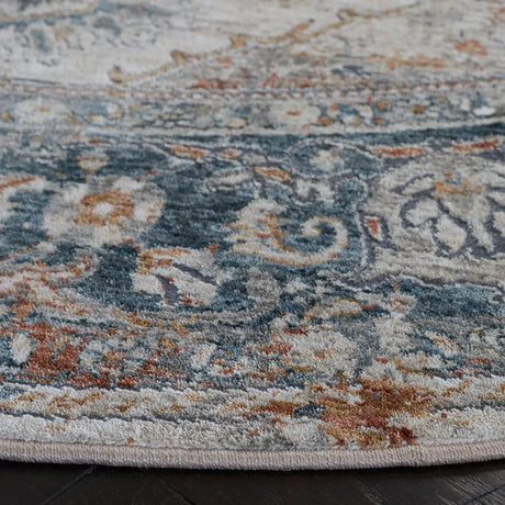 Safavieh Dream 6'-7" x 6'-7" Rug in Ivory / Light Blue