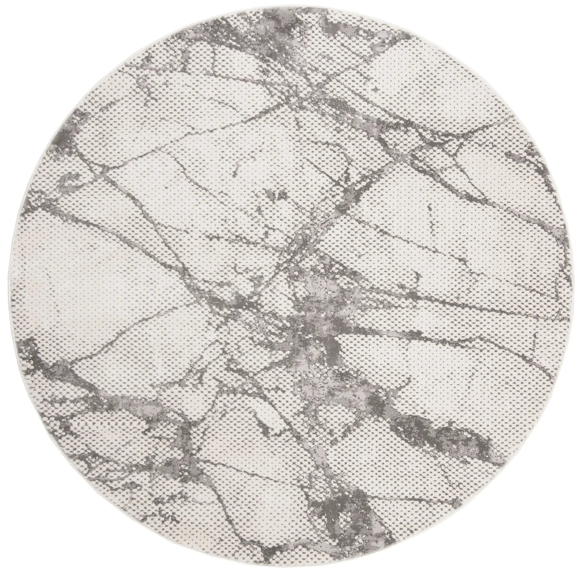 Safavieh Lurex 100 6'-7" x 6'-7" Rug in Ivory / Grey