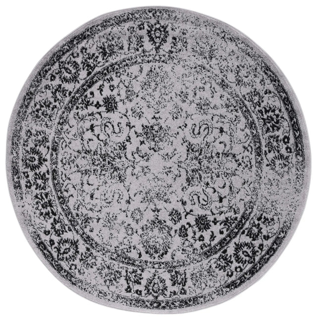 Safavieh Adirondack 6'-0" x 6'-0" Rug in Grey / Black