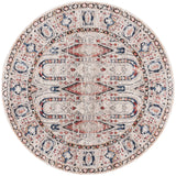 Safavieh Luna 6'-7" x 6'-7" Rug in Beige / Blue Rust