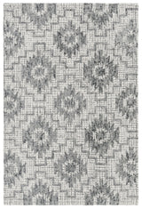 Safavieh Abstract 4'-0" x 6'-0" Rug in Ivory / Dark Grey