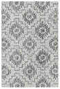 Safavieh Abstract 4'-0" x 6'-0" Rug in Ivory / Dark Grey