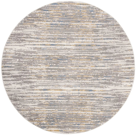 Safavieh Meadow 100 6'-7" x 6'-7" Rug in Grey / Gold