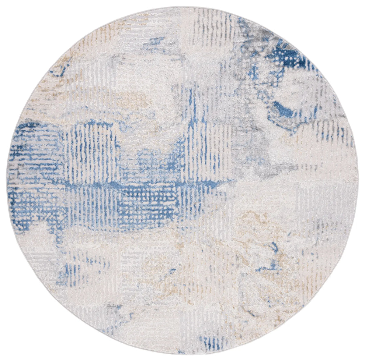 Safavieh Palma 6'-7" x 6'-7" Rug in Beige / Blue