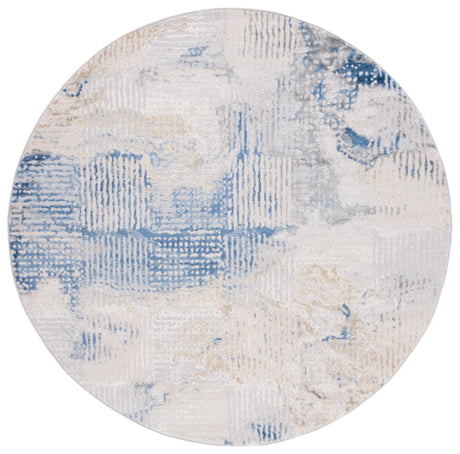 Safavieh Palma 6'-7" x 6'-7" Rug in Beige / Blue