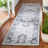 Safavieh Classic Vintage 2'-3" x 8'-0" Rug in Silver / Dark Grey