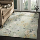 Safavieh Jardin 4'-0" x 6'-0" Rug in Light Green / Multi