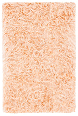 Safavieh Faux Sheep Skin 2'-6" x 4'-0" Rug in Light Pink