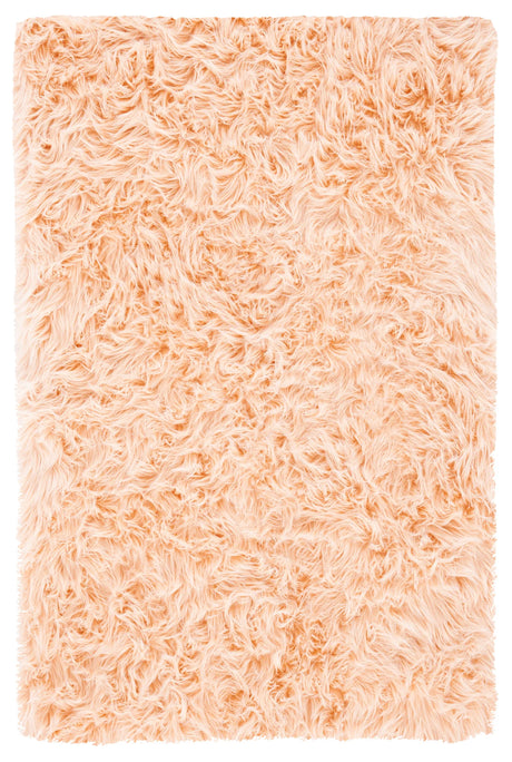 Safavieh Faux Sheep Skin 2'-6" x 4'-0" Rug in Light Pink