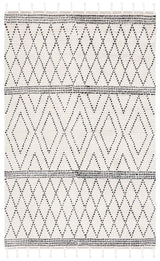 Safavieh Casablanca 4'-0" x 6'-0" Rug in Ivory / Black