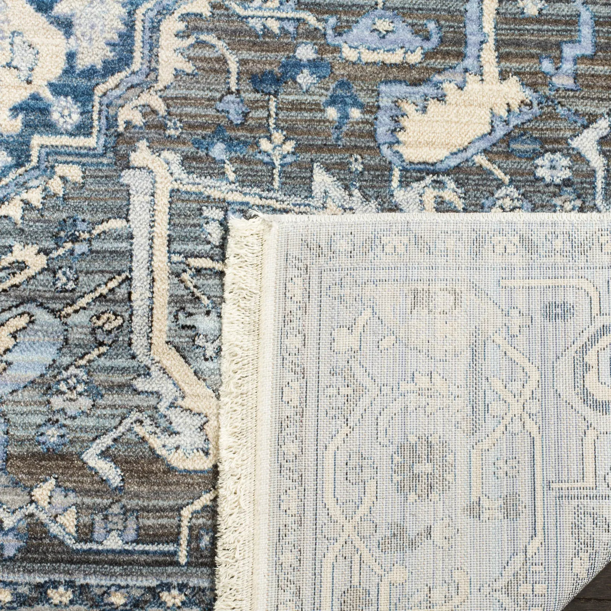 Safavieh Vintage Persian 6'-0" x 9'-0" Rug in Charcoal / Blue