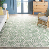 Safavieh Jardin 10'-0" x 14'-0" Rug in Ivory / Green