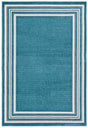 Safavieh Cabana 4'-0" x 6'-0" Rug in Turquoise / Ivory