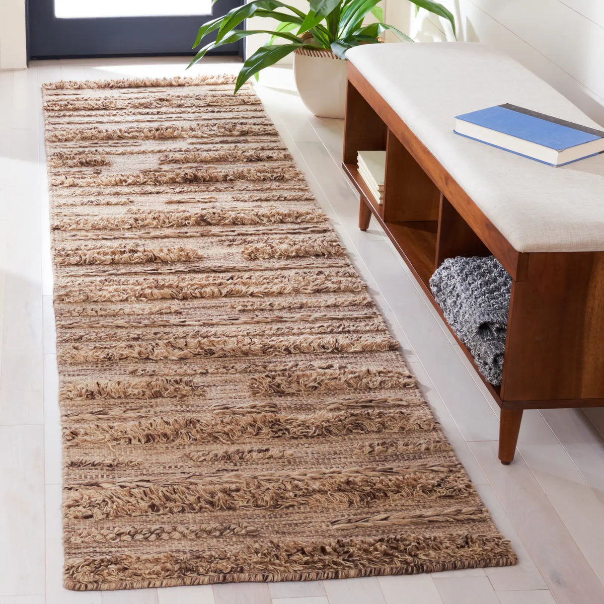 Safavieh Vermont 2'-3" x 9'-0" Rug in Brown / Beige
