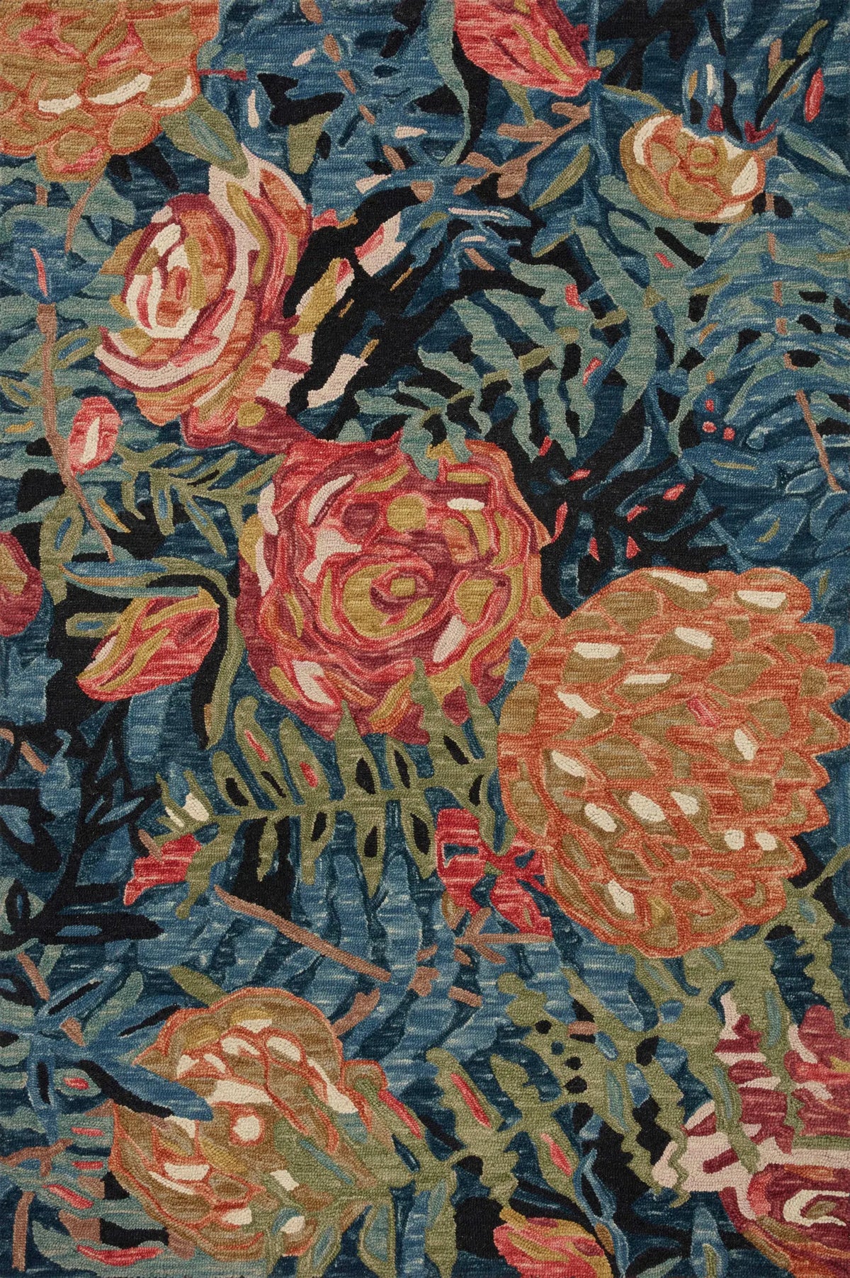 Loloi Belladonna Blm-02 Black/Fiesta Rug - main flat