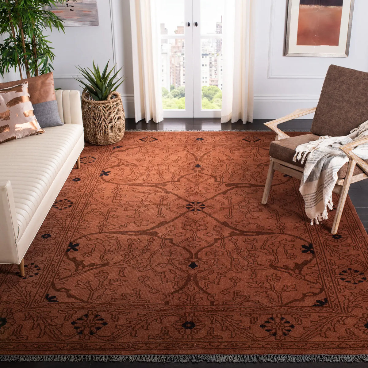Safavieh Spice Market 6'-0" x 9'-0" Rug in Rust