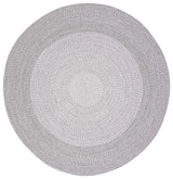 Safavieh Braided 5'-0" x 5'-0" Rug in Grey