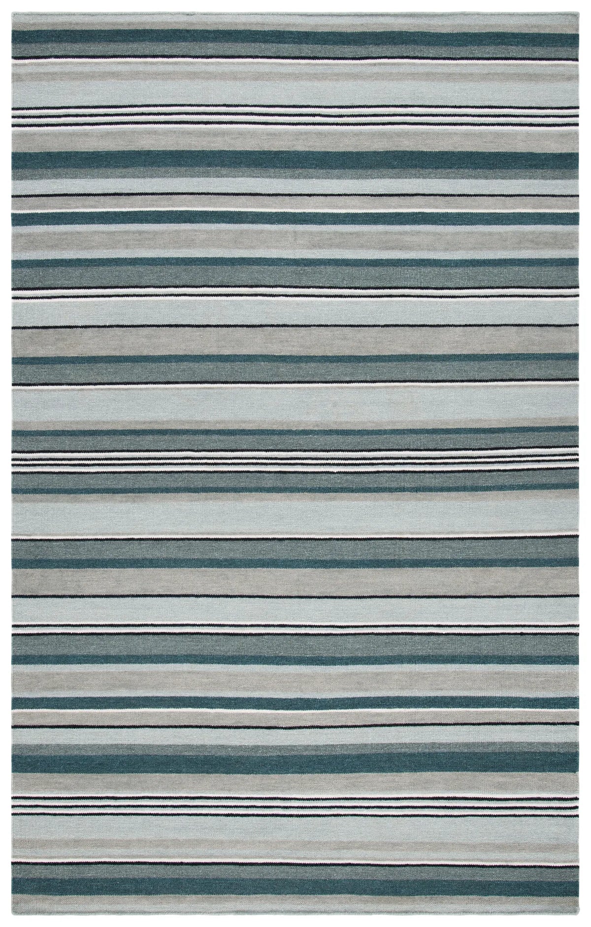 Safavieh Striped Kilim 4'-0" x 6'-0" Rug in Grey