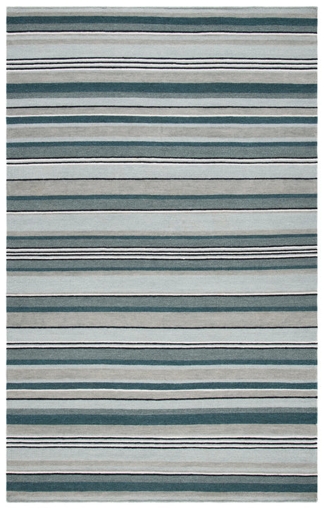 Safavieh Striped Kilim 4'-0" x 6'-0" Rug in Grey