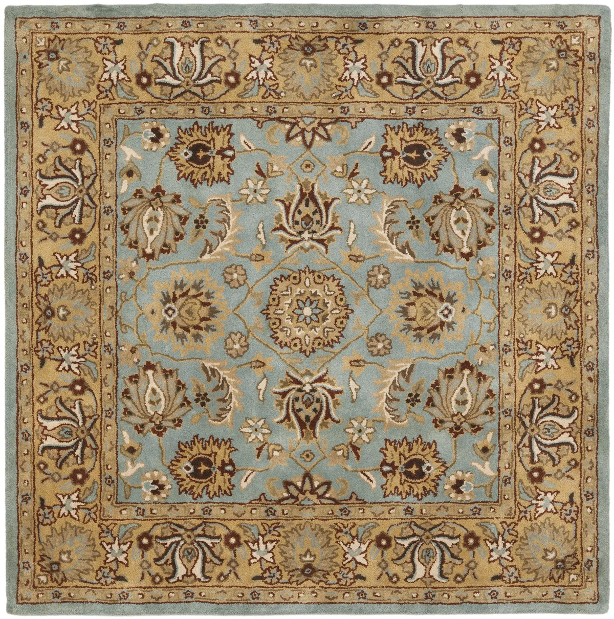 Safavieh Heritage 6'-0" x 6'-0" Rug in Blue / Gold