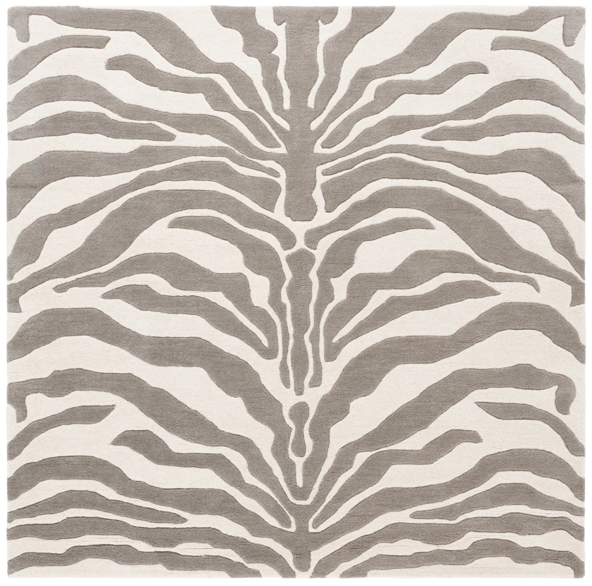 Safavieh Soho 6'-0" x 6'-0" Rug in Ivory / Grey