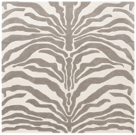 Safavieh Soho 6'-0" x 6'-0" Rug in Ivory / Grey