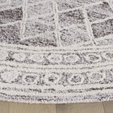Safavieh Abstract 6'-0" x 6'-0" Rug in Ivory / Grey