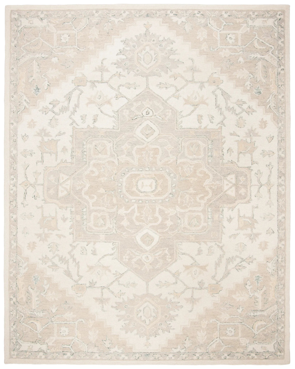 Safavieh Micro-Loop 10'-0" x 14'-0" Rug in Ivory / Beige