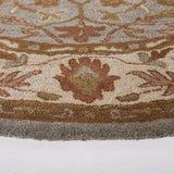 Safavieh Heritage 6'-0" x 6'-0" Rug in Light Blue / Ivory