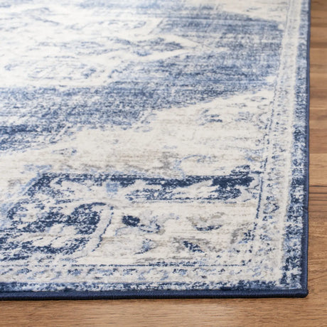 Safavieh Brentwood 4'-0" x 6'-0" Rug in Ivory / Navy