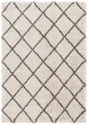 Safavieh Hudson Shag 4'-0" x 6'-0" Rug in Ivory / Grey