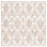 Safavieh Global 6'-7" x 6'-7" Rug in Beige / Ivory