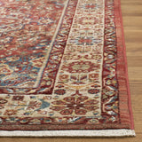 Safavieh Kashan 4'-0" x 6'-0" Rug in Red / Ivory
