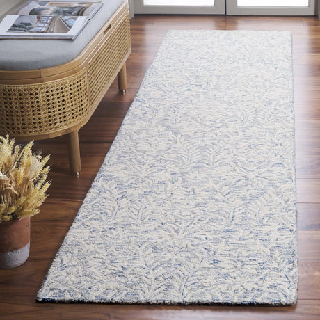 Safavieh Ebony 2'-3" x 9'-0" Rug in Blue / Ivory
