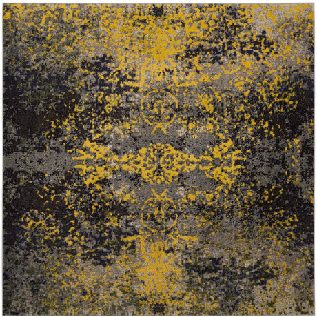 Safavieh Monaco 6'-7" x 6'-7" Rug in Grey / Multi