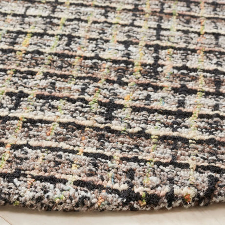 Safavieh Abstract 6'-0" x 6'-0" Rug in Brown / Black