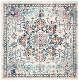 Safavieh Madison 6'-7" x 6'-7" Rug in Cream / Blue