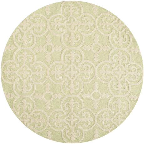 Safavieh Cambridge 6'-0" x 6'-0" Rug in Light Green / Ivory
