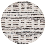 Safavieh Manhattan 6'-0" x 6'-0" Rug in Ivory / Dark Brown