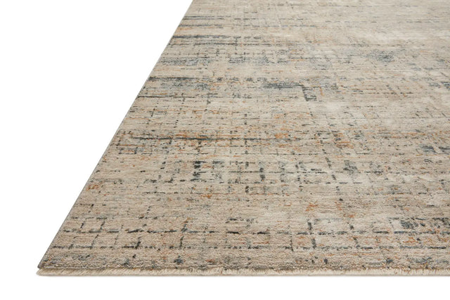 Loloi Axel Axe-01 Stone/Sky Rugs - rug corner