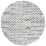 Safavieh Marquee 6'-0" x 6'-0" Rug in Grey / Ivory