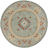 Safavieh Heritage 6'-0" x 6'-0" Rug in Blue / Beige