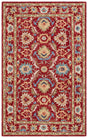 Safavieh Blossom 4'-0" x 6'-0" Rug in Red / Green